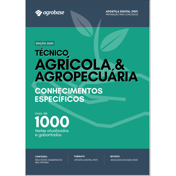 Apostilas Concursos T Cnico Agr Cola E T C Em Agropecu Ria Kit