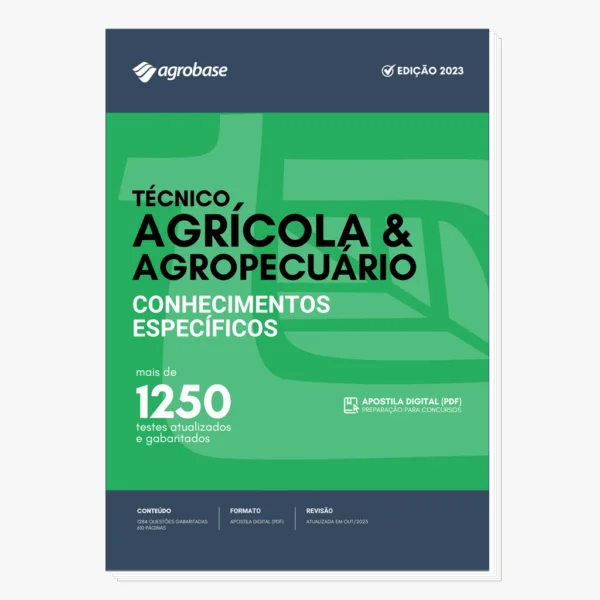 Apostilas Concursos Téc. Agrícola e Agropecuário (Kit Completo) - Image 3