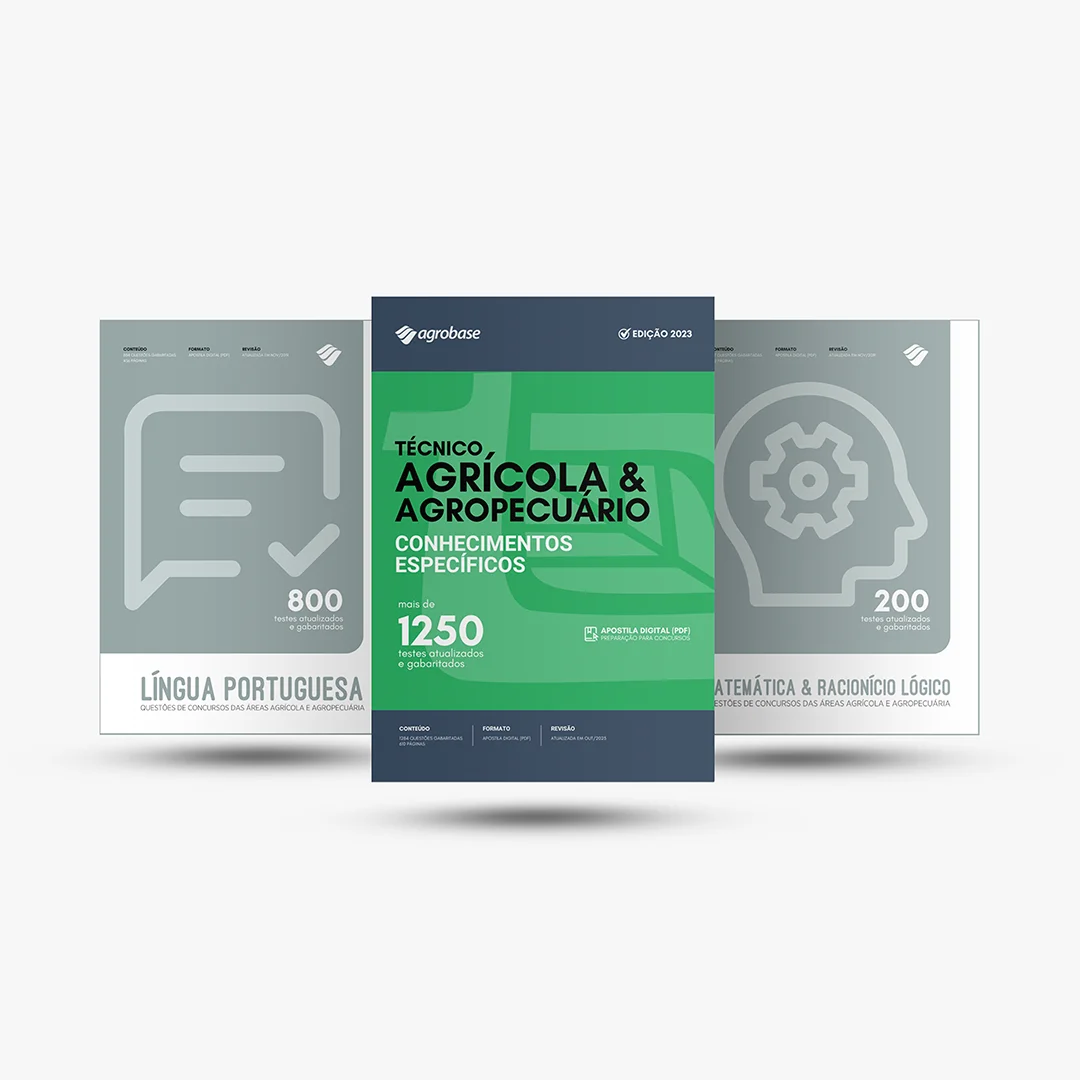 Apostilas Concursos Téc. Agrícola e Agropecuário (Kit Completo)